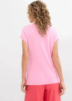 bonprix Shirts & Tops^Shirt aus softem Viskose-Mix rosa
