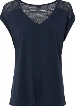 bonprix Nachhaltigere Materialien|Shirts & Tops^Shirt aus softem Viskose-Mix dunkelblau