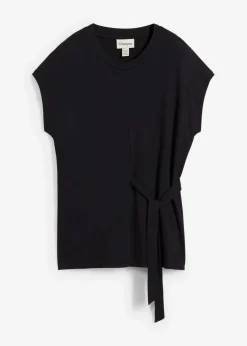 bonprix Shirts & Tops^Shirt aus softem Viskose-Mix schwarz