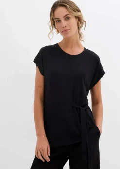 bonprix Shirts & Tops^Shirt aus softem Viskose-Mix schwarz