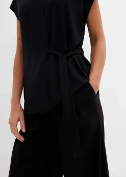 bonprix Shirts & Tops^Shirt aus softem Viskose-Mix schwarz