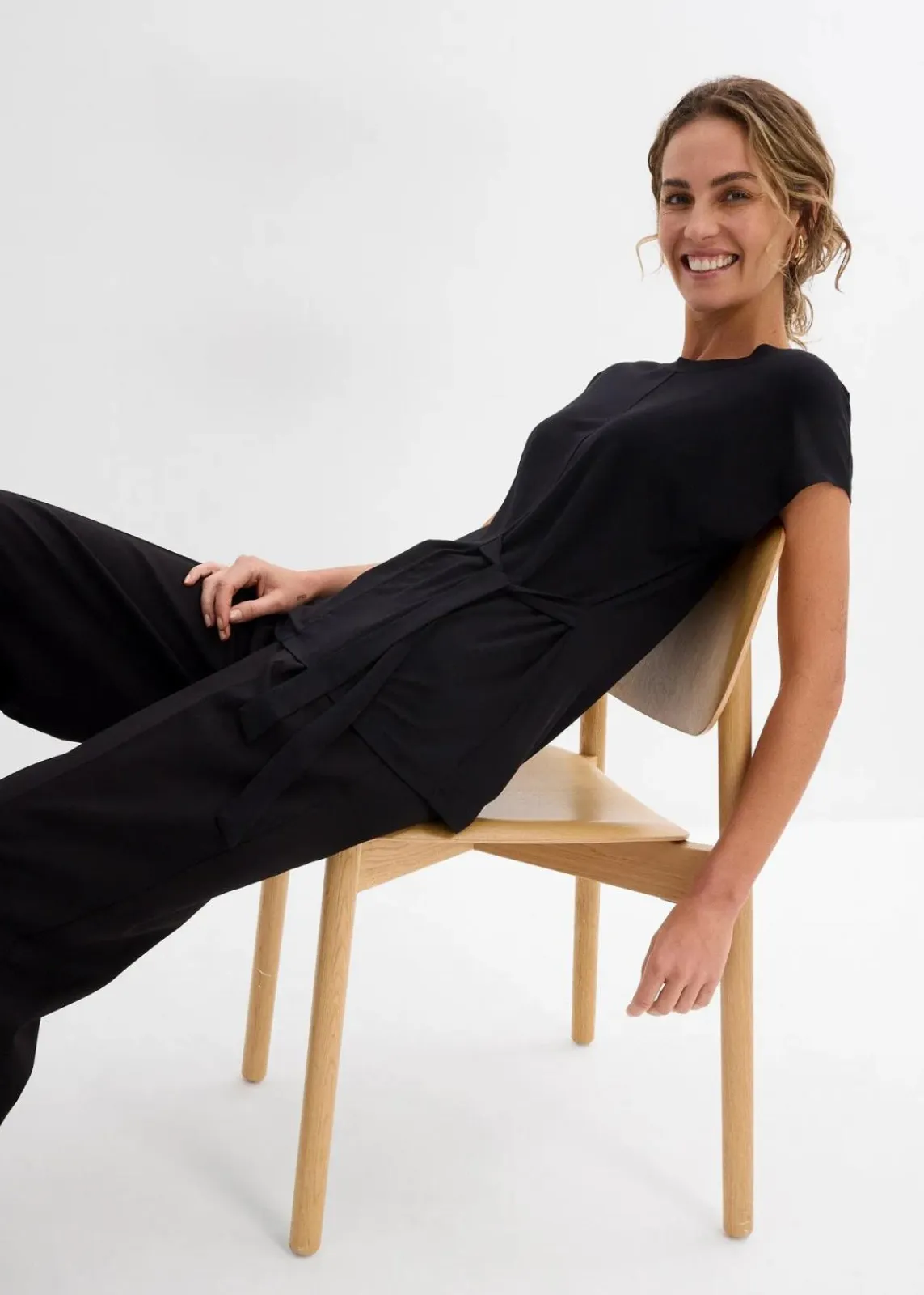 bonprix Shirts & Tops^Shirt aus softem Viskose-Mix schwarz