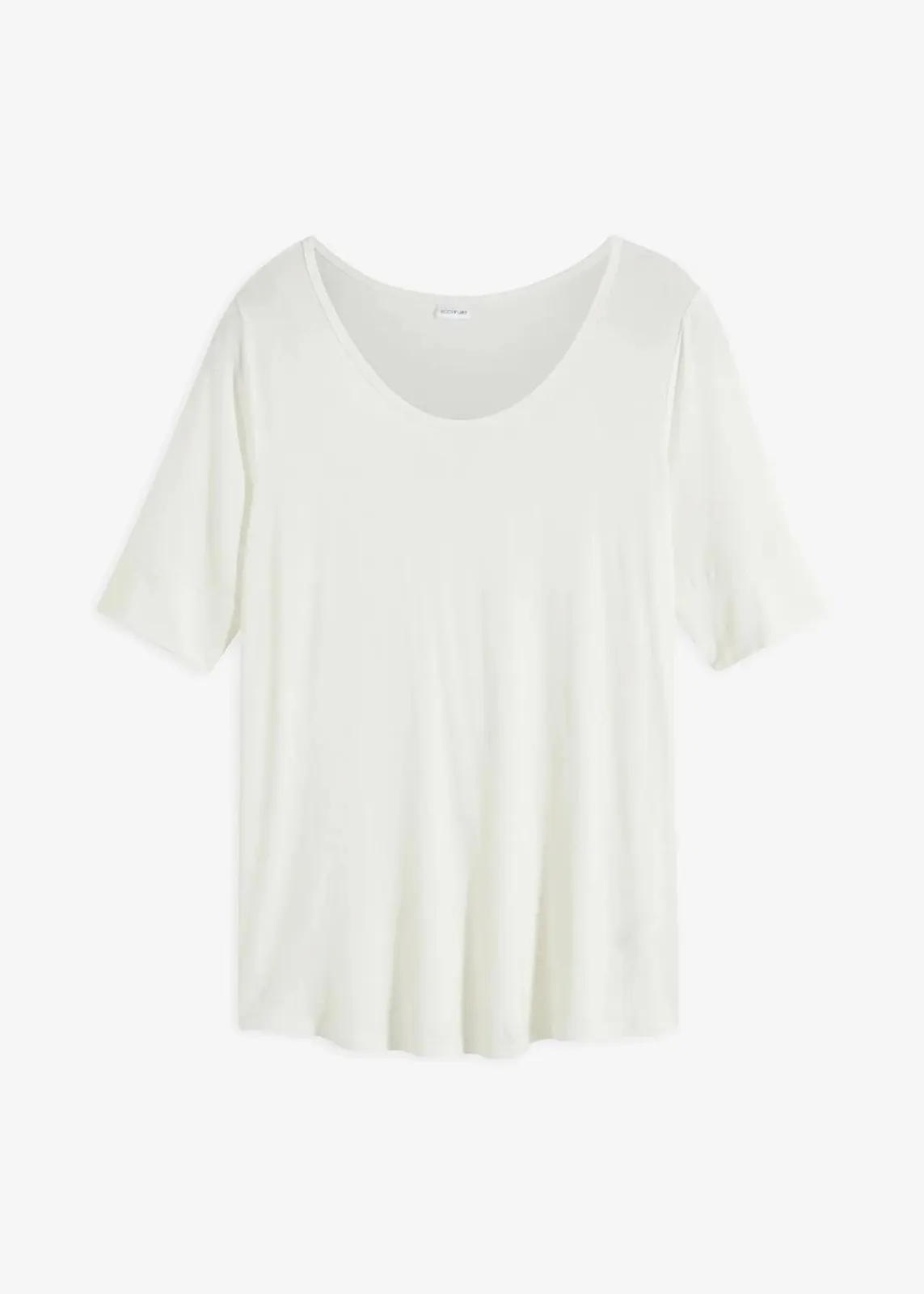 bonprix Shirts & Tops|Basics^Shirt aus softem Viskose-Mix wollweiß