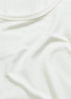 bonprix Shirts & Tops|Basics^Shirt aus softem Viskose-Mix wollweiß