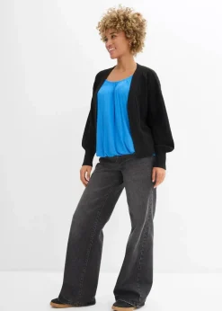 bonprix Shirts & Tops^Shirt aus softem Viskose-Mix gletscherblau