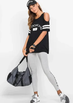 bonprix Shirts & Tops|Nachhaltigere Materialien^Shirt aus softer Viskose schwarz bedruckt