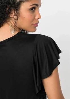 bonprix Shirts & Tops^Shirt aus softer Viskose schwarz