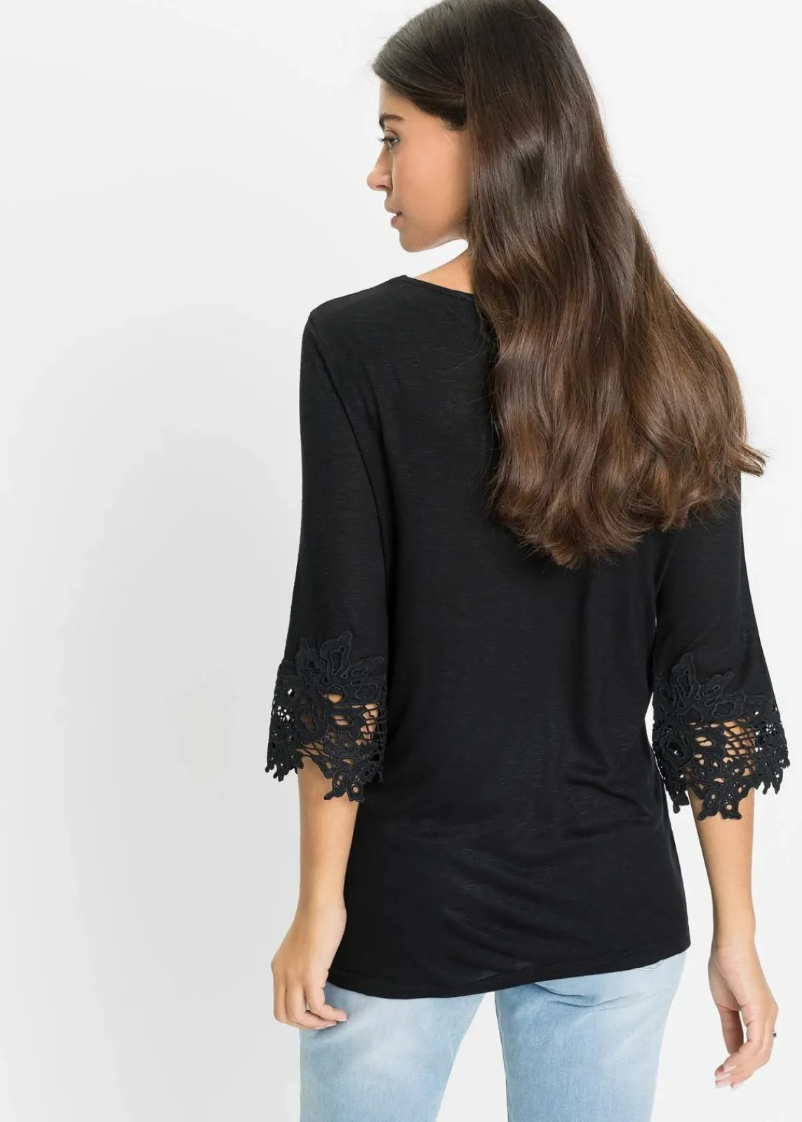 bonprix Shirts & Tops^Shirt aus Viskose schwarz