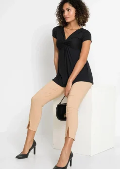 bonprix Shirts & Tops|Nachhaltigere Materialien^Shirt aus Viskose-Mix schwarz