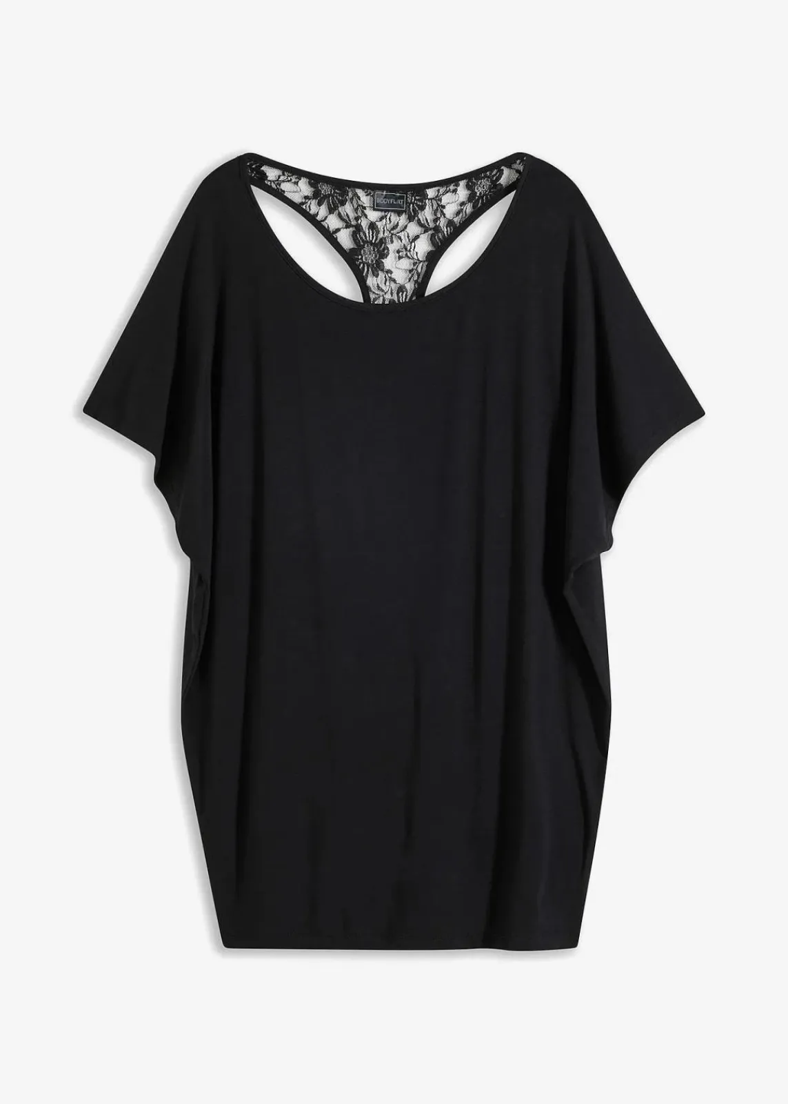 bonprix Shirts & Tops|Nachhaltigere Materialien^Shirt aus Viskose-Mix schwarz