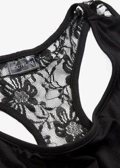 bonprix Shirts & Tops|Nachhaltigere Materialien^Shirt aus Viskose-Mix schwarz