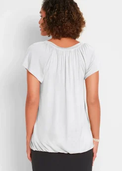 bonprix Nachhaltigere Materialien|Shirts & Tops^Shirt aus Viskose-Mix weiß