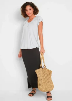 bonprix Nachhaltigere Materialien|Shirts & Tops^Shirt aus Viskose-Mix weiß