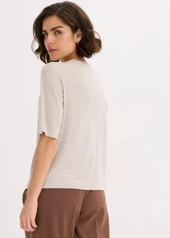 bonprix Shirts & Tops|Nachhaltigere Materialien^Shirt aus Viskose-Mix steingrau