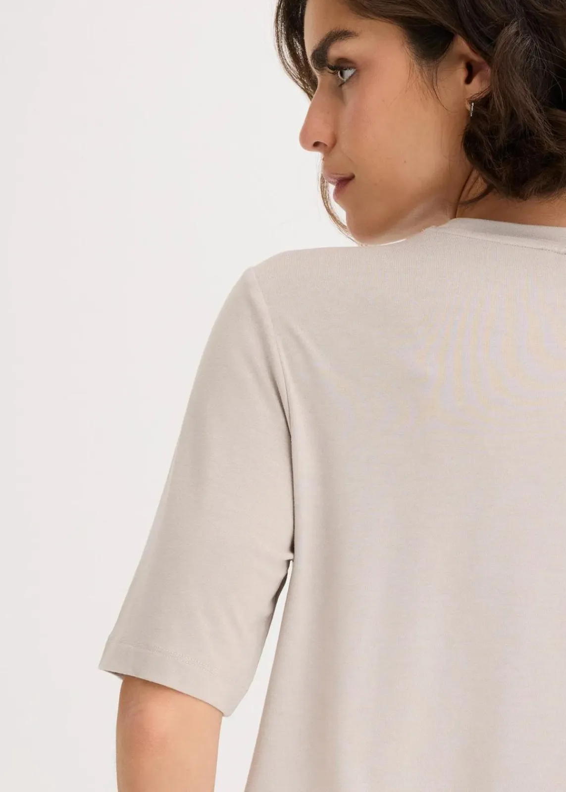 bonprix Shirts & Tops|Nachhaltigere Materialien^Shirt aus Viskose-Mix steingrau