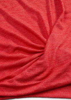 bonprix Shirts & Tops^Shirt aus Viskose-Mix rot meliert