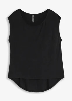 bonprix Shirts & Tops|Nachhaltigere Materialien^Shirt aus Viskose-Mix schwarz