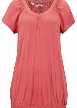 bonprix Nachhaltigere Materialien|Shirts & Tops^Shirt aus Viskose-Mix rhabarber