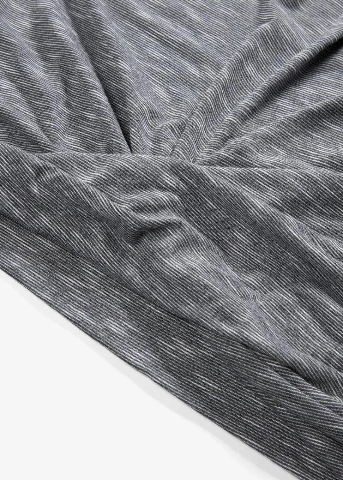 bonprix Shirts & Tops^Shirt aus Viskose-Mix grau meliert