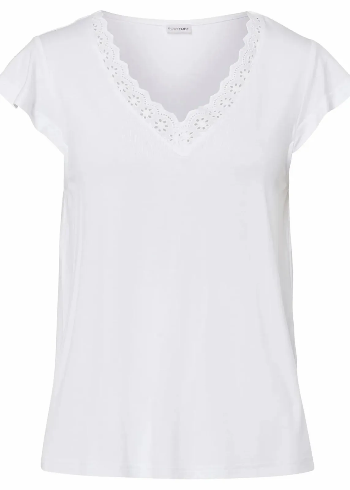bonprix Nachhaltigere Materialien|Shirts & Tops^Shirt aus Viskose-Mix weiss