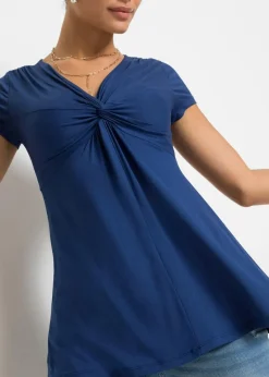 bonprix Nachhaltigere Materialien|Shirts & Tops^Shirt aus Viskose-Mix mitternachtsblau