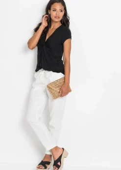 bonprix Shirts & Tops^Shirt aus Viskose-Mix schwarz