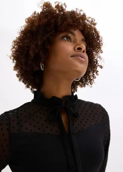 bonprix Nachhaltigere Materialien|Shirts & Tops^Shirt aus Viskose-Mix schwarz