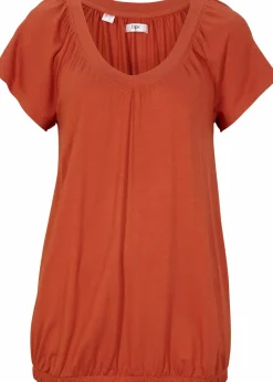 bonprix Nachhaltigere Materialien|Shirts & Tops^Shirt aus Viskose-Mix quarzrot
