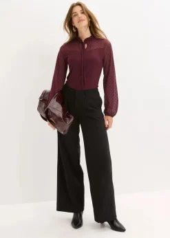 bonprix Shirts & Tops|Nachhaltigere Materialien^Shirt aus Viskose-Mix weinrot