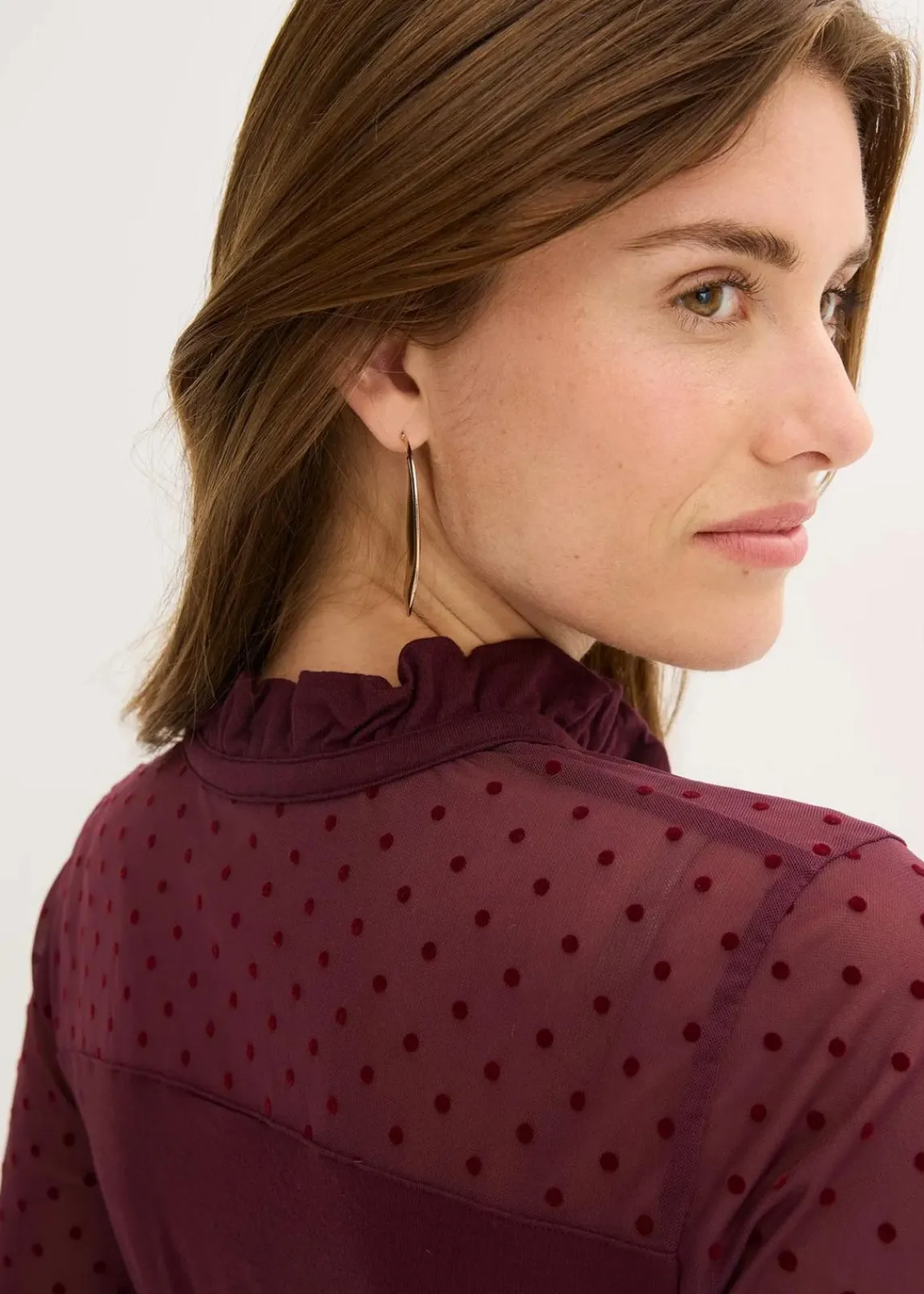 bonprix Shirts & Tops|Nachhaltigere Materialien^Shirt aus Viskose-Mix weinrot