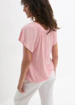 bonprix Nachhaltigere Materialien|Shirts & Tops^Shirt aus Viskose-Mix bonbonrosa