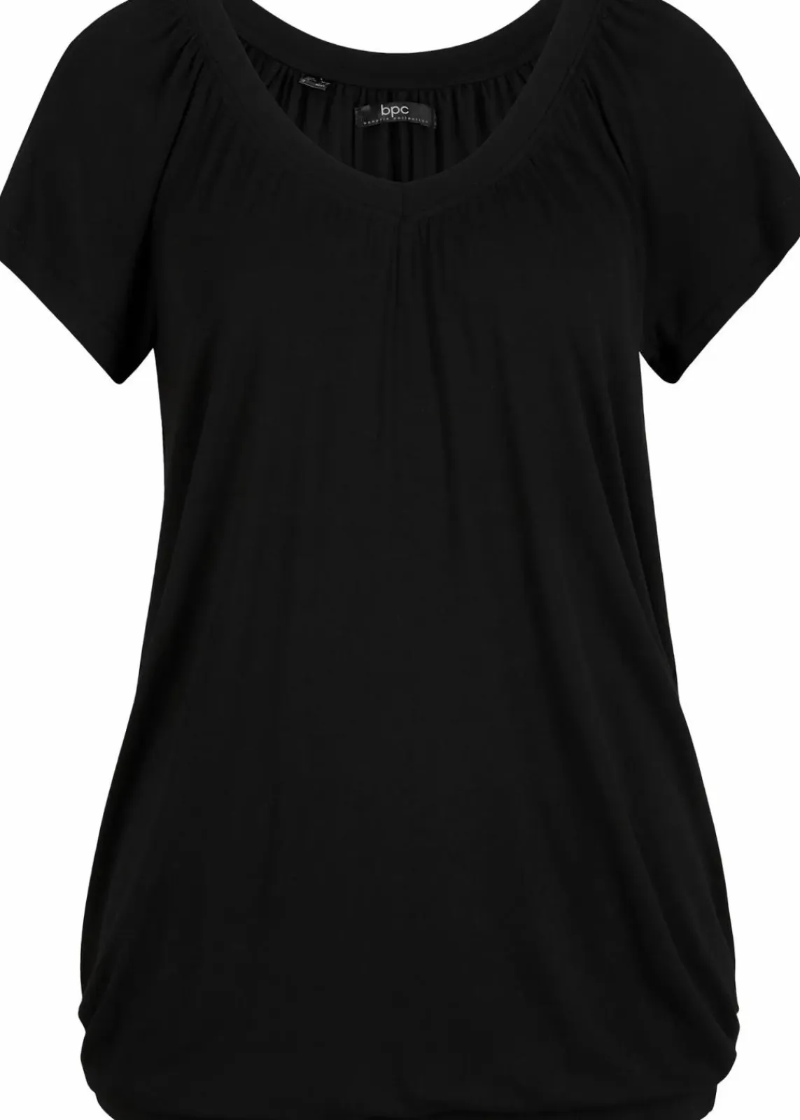bonprix Shirts & Tops|Nachhaltigere Materialien^Shirt aus Viskose-Mix schwarz