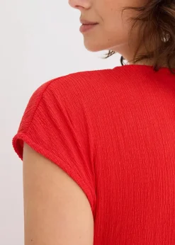 bonprix Shirts & Tops^Shirt in Wickeloptik erdbeere