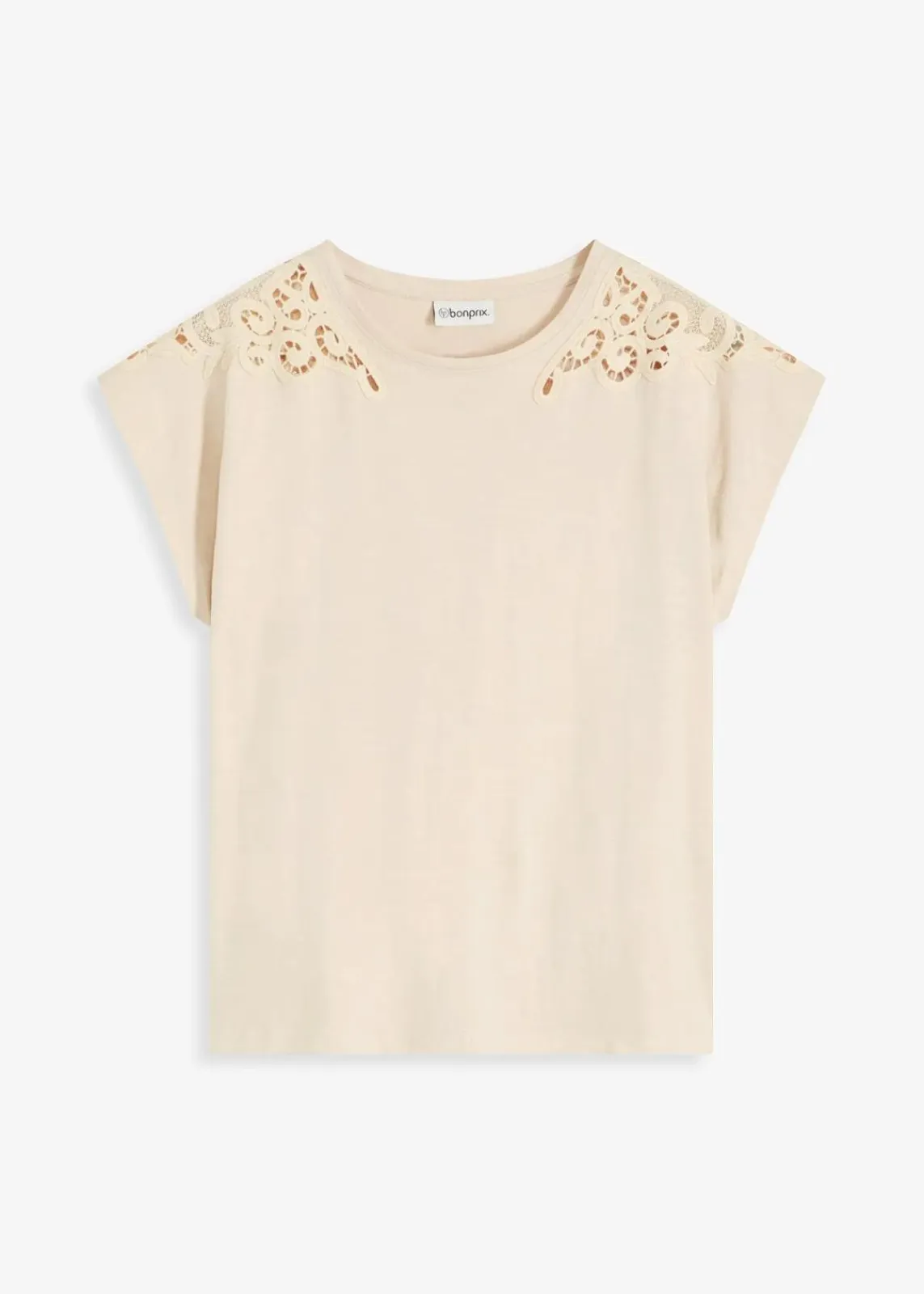 bonprix Shirts & Tops^Shirt mit Crochet Detail hellsand
