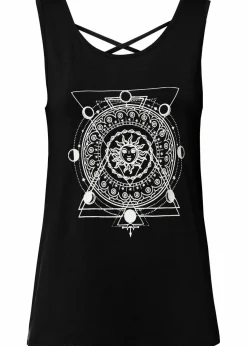 bonprix Shirts & Tops|Nachhaltigere Materialien^Shirt mit Druck schwarz bedruckt