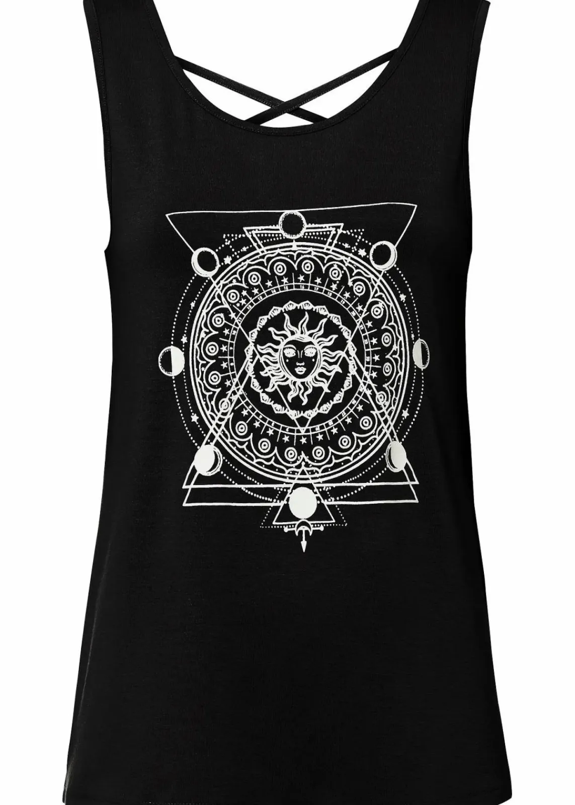 bonprix Shirts & Tops|Nachhaltigere Materialien^Shirt mit Druck schwarz bedruckt