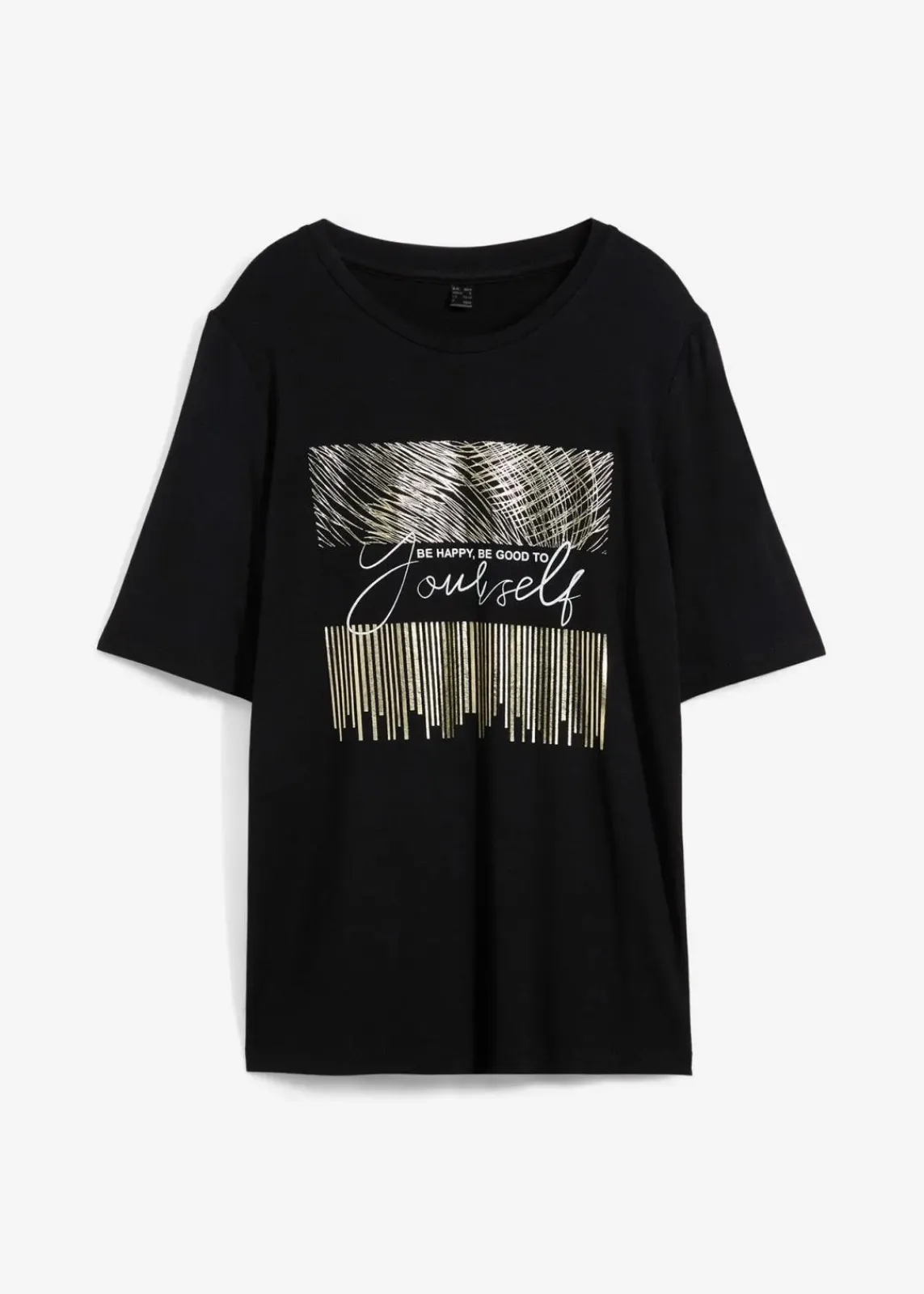 bonprix Shirts & Tops^Shirt mit Druck schwarz