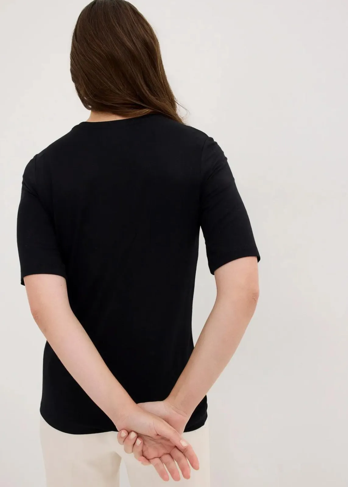 bonprix Shirts & Tops^Shirt mit Druck schwarz