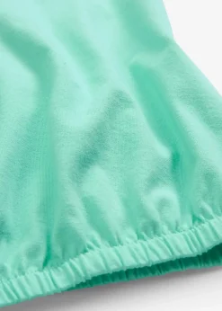 bonprix Shirts & Tops^Shirt mit elastischem Bündchen mentholblau