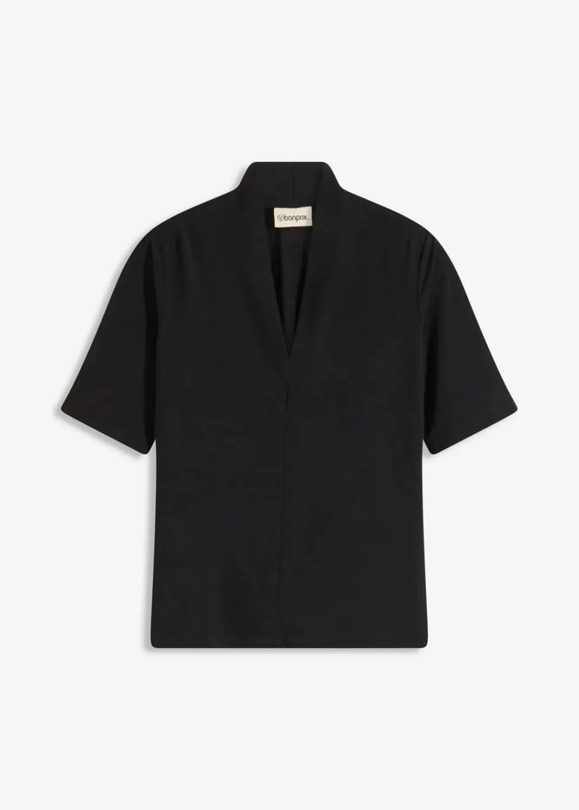 bonprix Shirts & Tops^Shirt mit Kelchkragen schwarz
