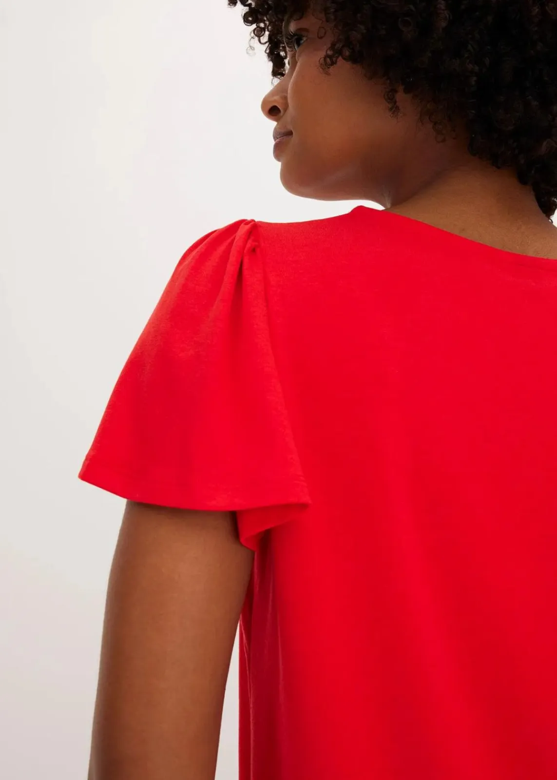 bonprix Shirts & Tops^Shirt mit Knopfleiste erdbeere