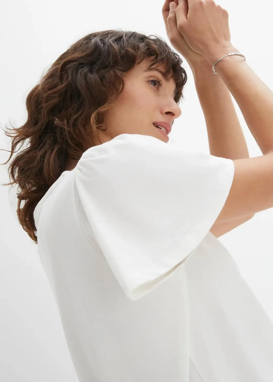 bonprix Shirts & Tops^Shirt mit Knopfleiste wollweiß