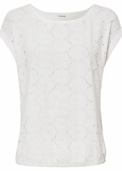 bonprix Shirts & Tops^Shirt mit Lochstickerei weiß