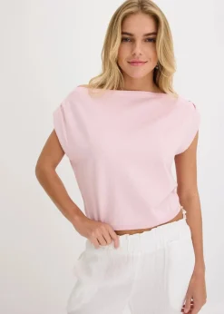 bonprix Bekleidung·Umstandsmode|Strickmode^Shirt mit One-Shoulder rose metallic