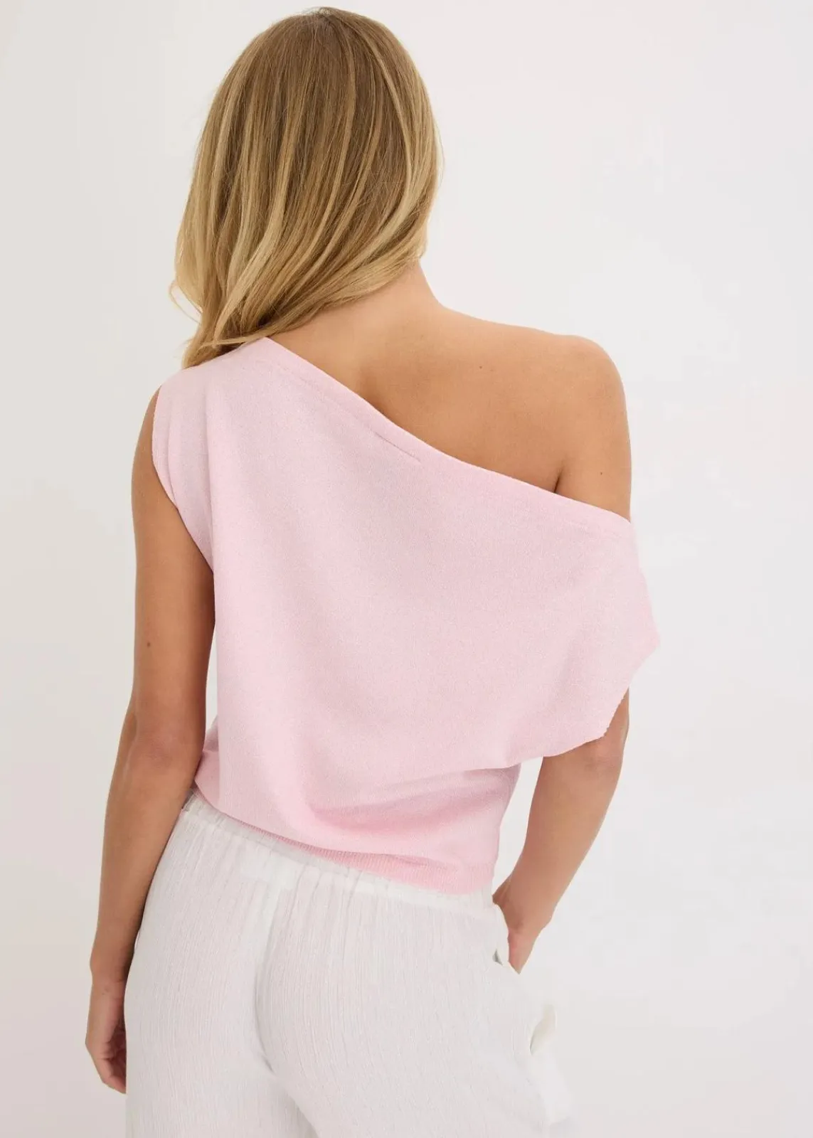 bonprix Bekleidung·Umstandsmode|Strickmode^Shirt mit One-Shoulder rose metallic