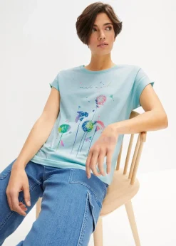 bonprix Shirts & Tops^Shirt mit Pusteblumen polarmint bedruckt