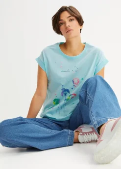 bonprix Shirts & Tops^Shirt mit Pusteblumen polarmint bedruckt
