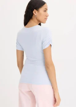 bonprix Shirts & Tops^Shirt mit Raffung zartblau