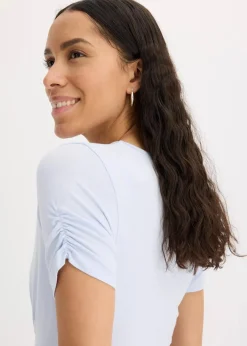 bonprix Shirts & Tops^Shirt mit Raffung zartblau