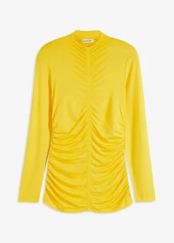 bonprix Shirts & Tops^Shirt mit Raffung narzissengelb